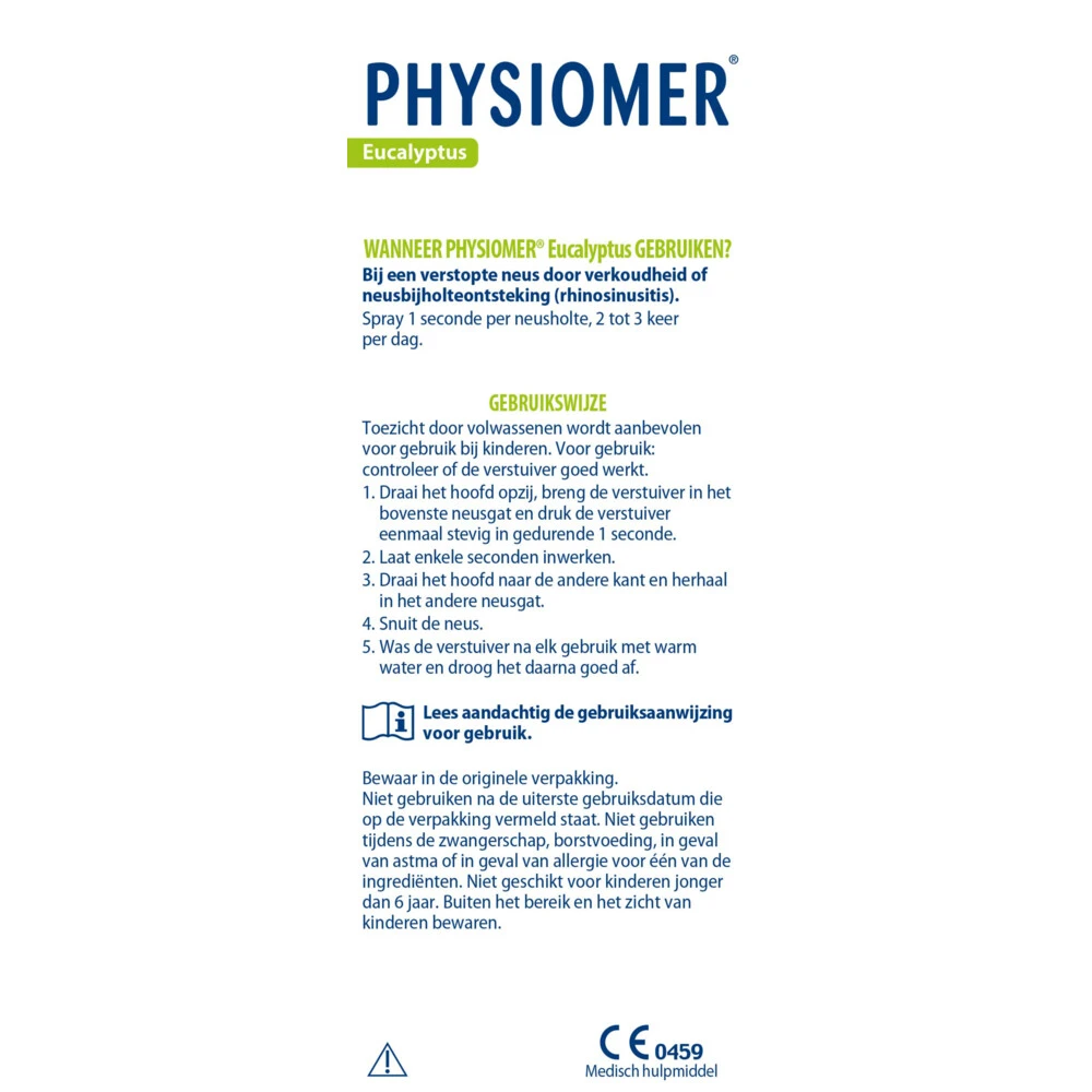 Physiomer Neusspoeling Eucalyptus 2 Physiomer Neusspoeling Eucalyptus - Afbeelding 2