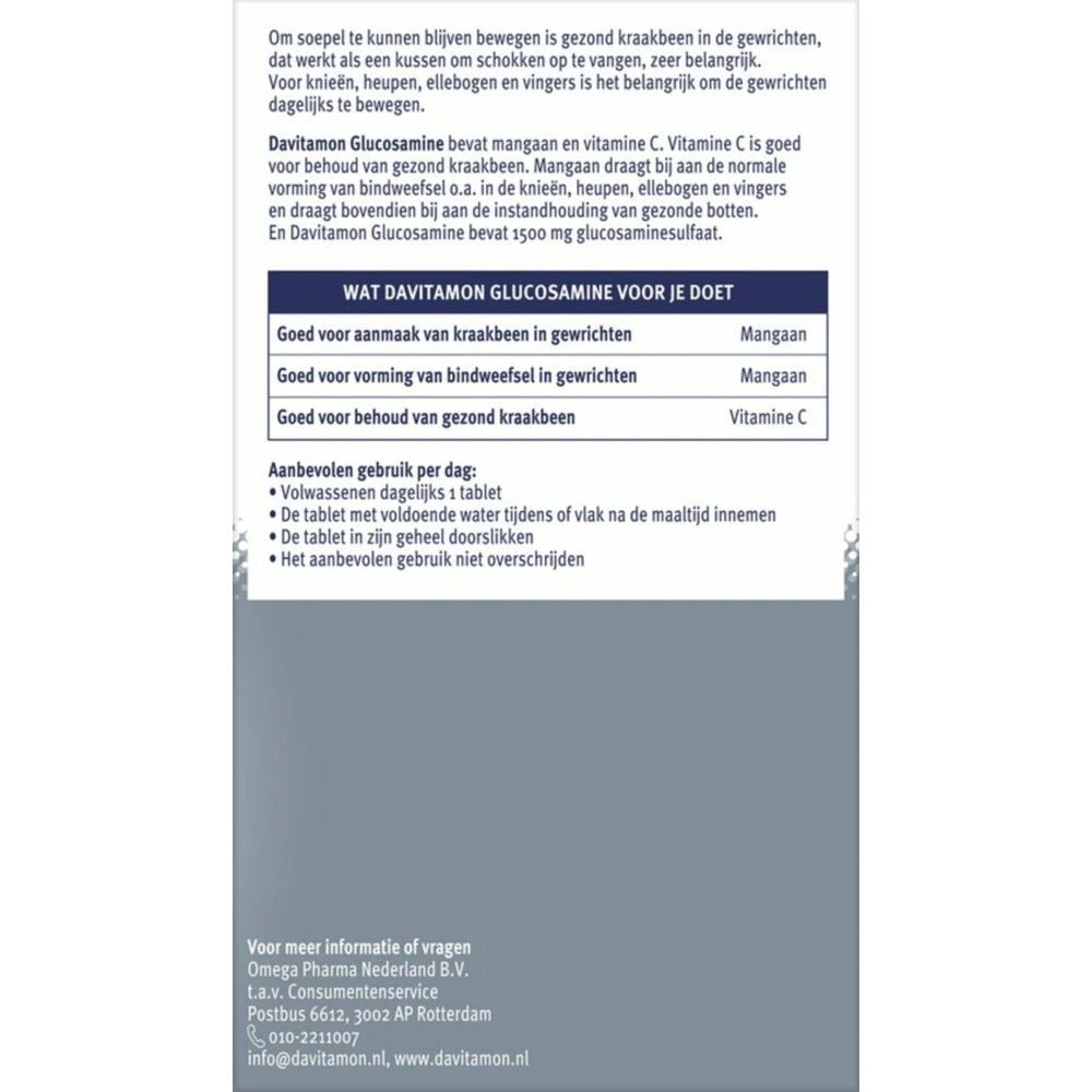 Davitamon Glucosamine 2 Davitamon Glucosamine - Afbeelding 2