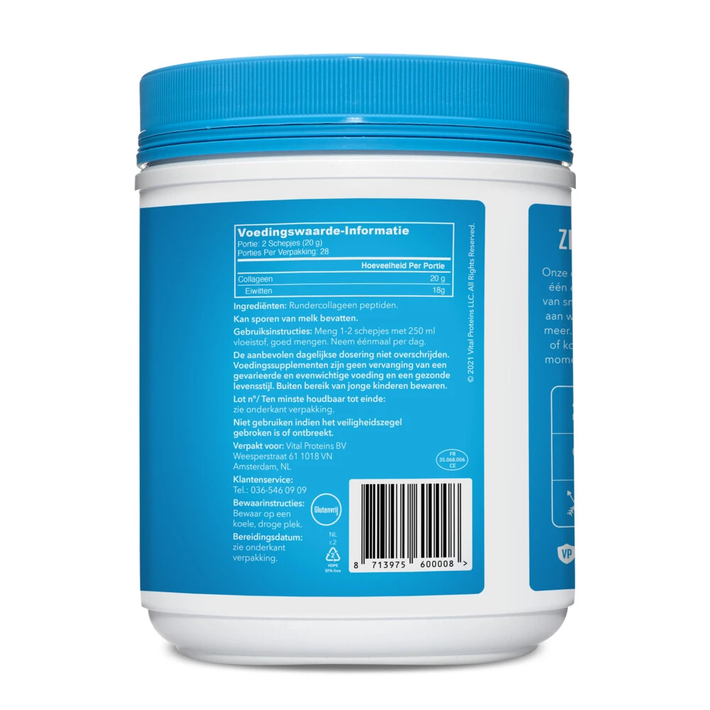 3x Vital Proteins Collageen Peptiden 3 3x Vital Proteins Collageen Peptiden - Afbeelding 3