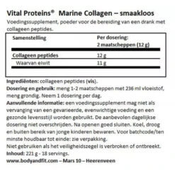 3x Vital Proteins Marine Collageen 7 3x Vital Proteins Marine Collageen -Metagenics Winkel 1016641 4 1