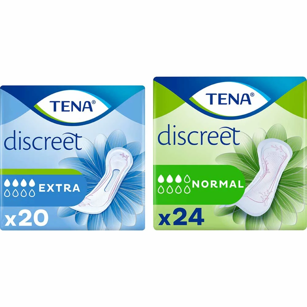 TENA Discreet Normal En Extra Pakket 1 TENA Discreet Normal En Extra Pakket