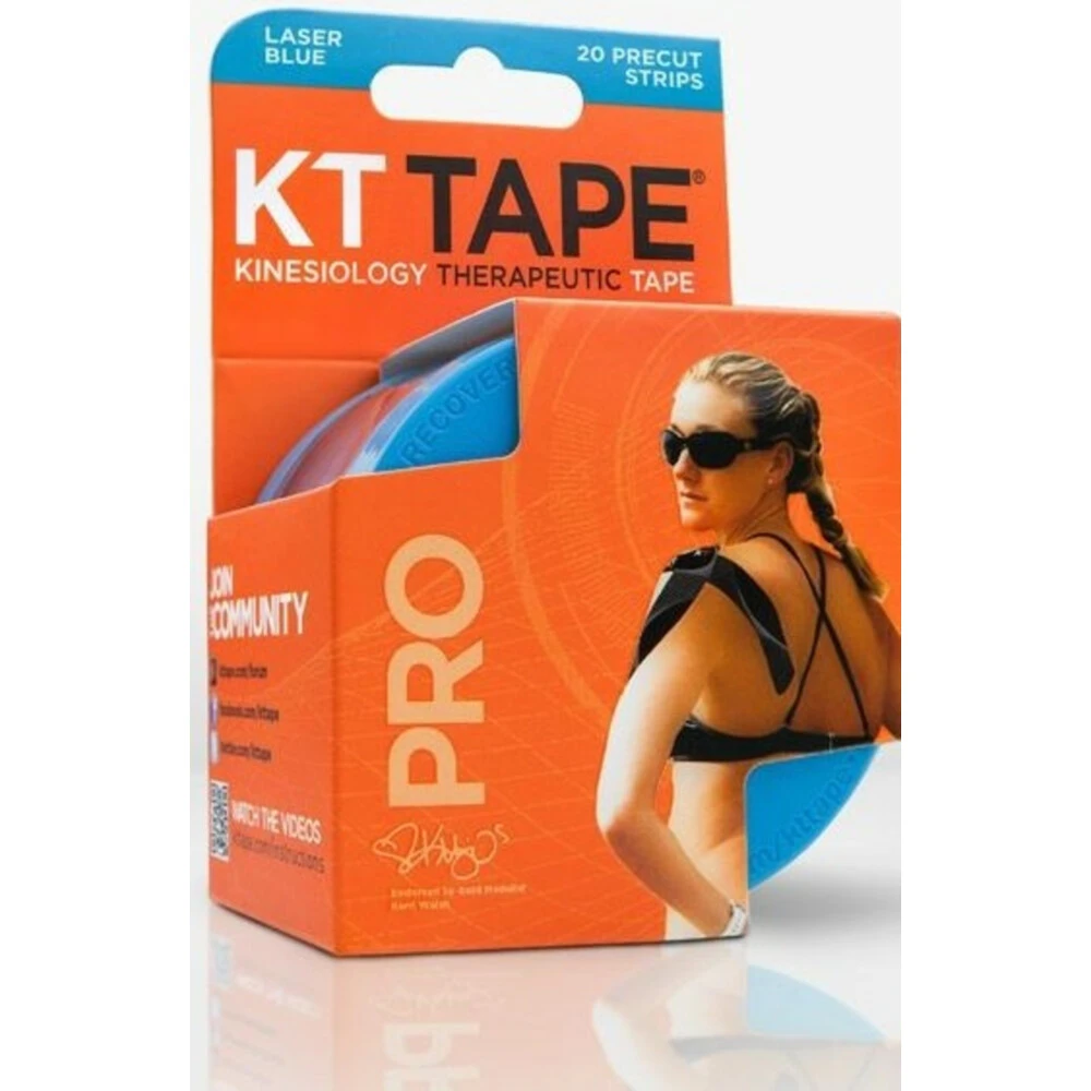 KT Tape Pro Strips Licht Blauw Rol 1 KT Tape Pro Strips Licht Blauw Rol
