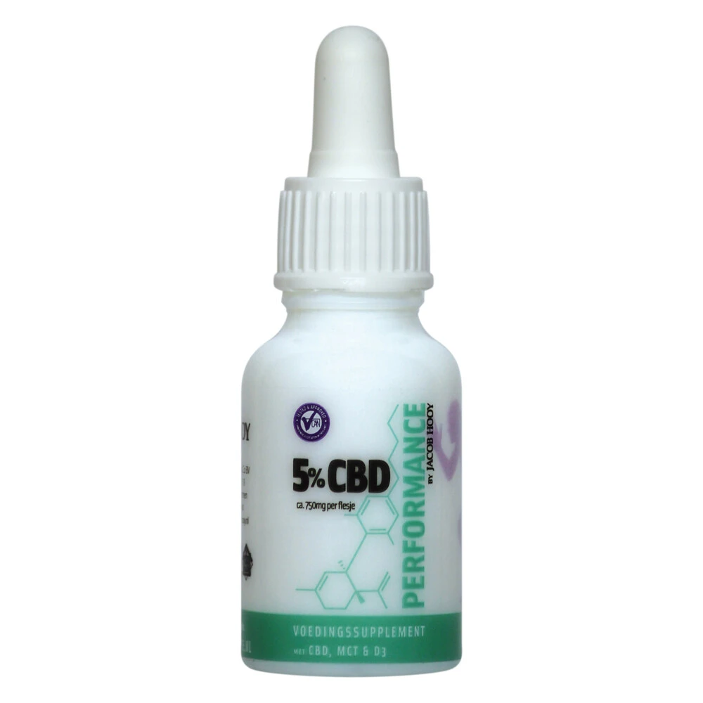 Jacob Hooy Performance CBD Olie 5% 1 Jacob Hooy Performance CBD Olie 5%