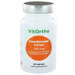 Vitortho Groenlipmossel 500 Mg