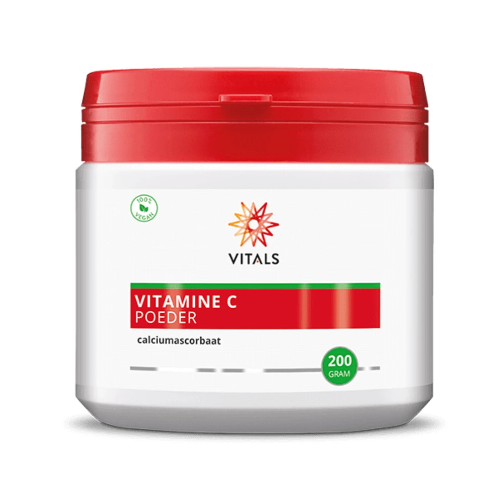 Vitals Vitamine C Poeder Calcium Ascorbaat 1 Vitals Vitamine C Poeder Calcium Ascorbaat