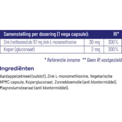 Vitakruid Zink Methionine Koper -Metagenics Winkel 1023937 4