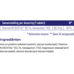 Vitakruid Vitamine K2 100 Mcg 8 Vitakruid Vitamine K2 100 Mcg -Metagenics Winkel 1023938 4