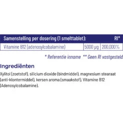 Vitakruid B12 Adenosyl 5000 Mcg 8 Vitakruid B12 Adenosyl 5000 Mcg -Metagenics Winkel 1024017 4