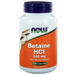 NOW Betaine Hci 648 Mg