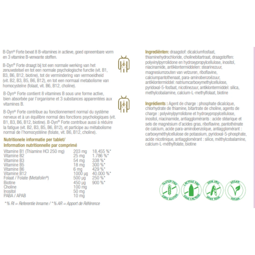 Metagenics B-Dyn Forte 2 Metagenics B-Dyn Forte - Afbeelding 2