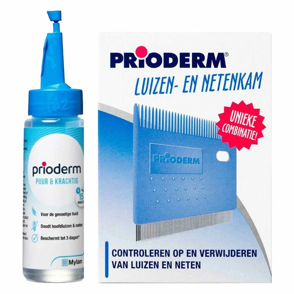 Prioderm Puur & Krachtig + Luizen- En Netenkam Pakket 1 Prioderm Puur & Krachtig + Luizen- En Netenkam Pakket