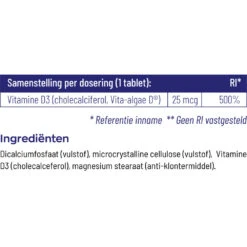 Vitakruid Vitamine D3 25 Mcg Vegan 8 Vitakruid Vitamine D3 25 Mcg Vegan -Metagenics Winkel 1029933 4