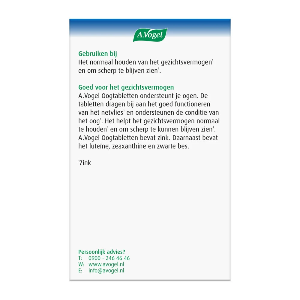 2x A.Vogel Oogtabletten 4 2x A.Vogel Oogtabletten - Afbeelding 4