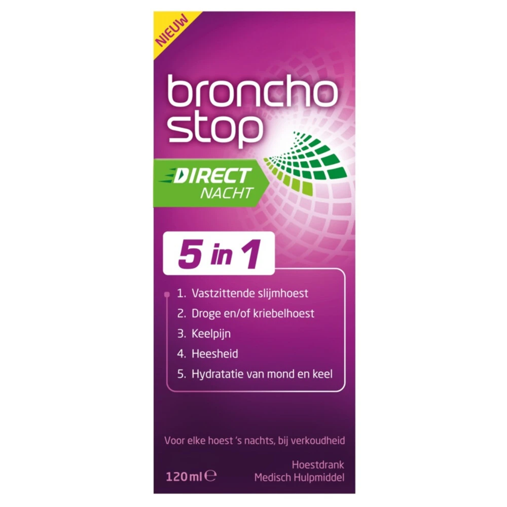 Bronchostop Direct Nacht 5-in-1 1 Bronchostop Direct Nacht 5-in-1