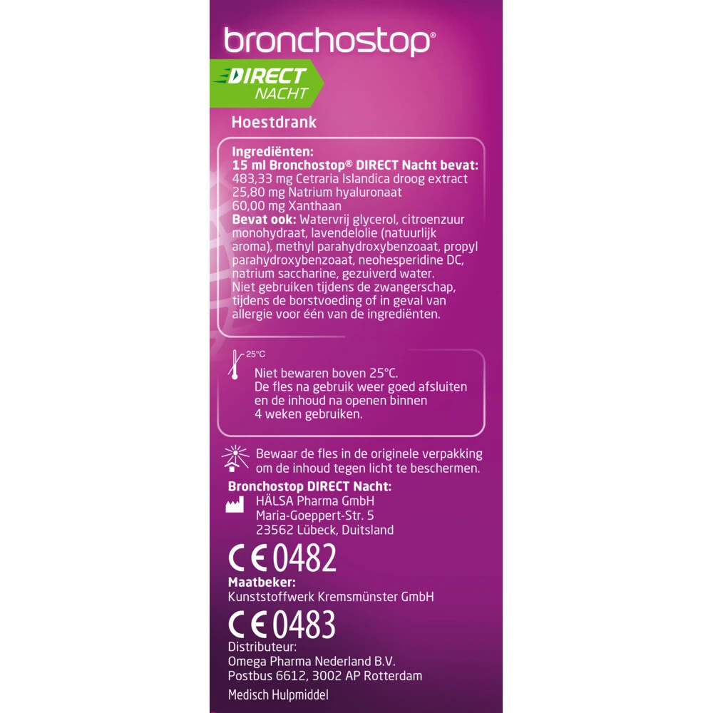 Bronchostop Direct Nacht 5-in-1 2 Bronchostop Direct Nacht 5-in-1 - Afbeelding 2