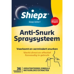 2x Shiepz Anti-Snurk Spraysysteem