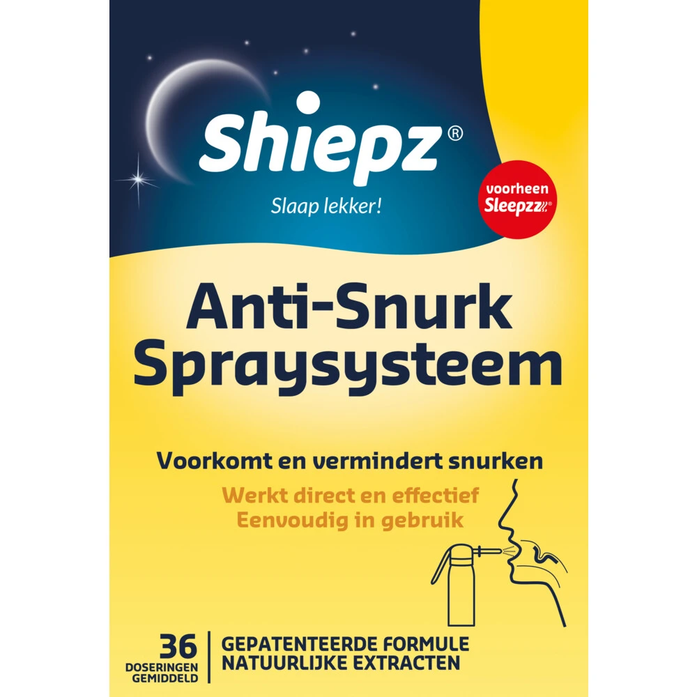 2x Shiepz Anti-Snurk Spraysysteem 1 2x Shiepz Anti-Snurk Spraysysteem