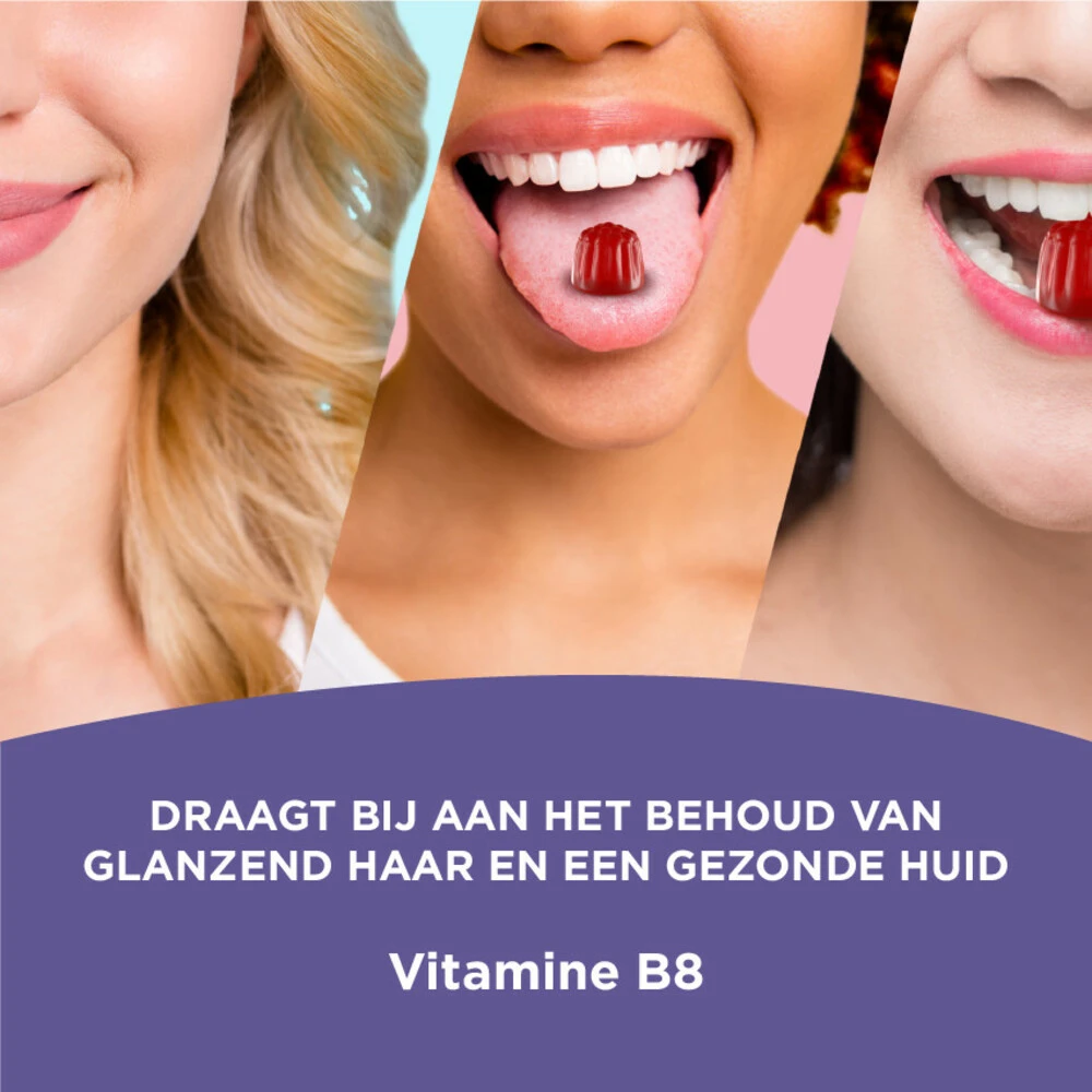Dagravit Haar & Huid Vitaminen Vegan Gummies 2 Dagravit Haar & Huid Vitaminen Vegan Gummies - Afbeelding 2