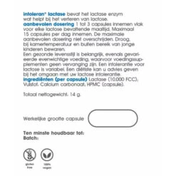 Intoleran Lactase 10.000 -Metagenics Winkel 1036723 3