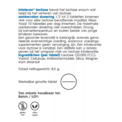 Intoleran Lactase 20.000 -Metagenics Winkel 1036742 3