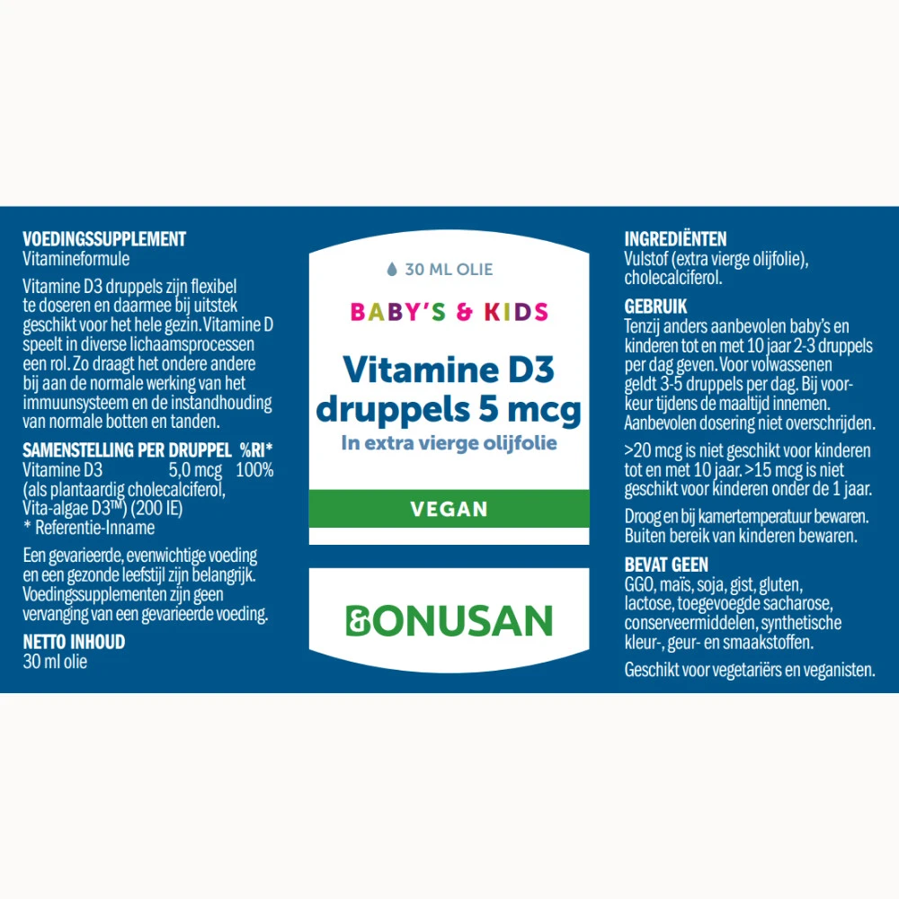 Bonusan Vitamine D3 Babyu0027s En Kids 2 Bonusan Vitamine D3 Babyu0027s En Kids - Afbeelding 2