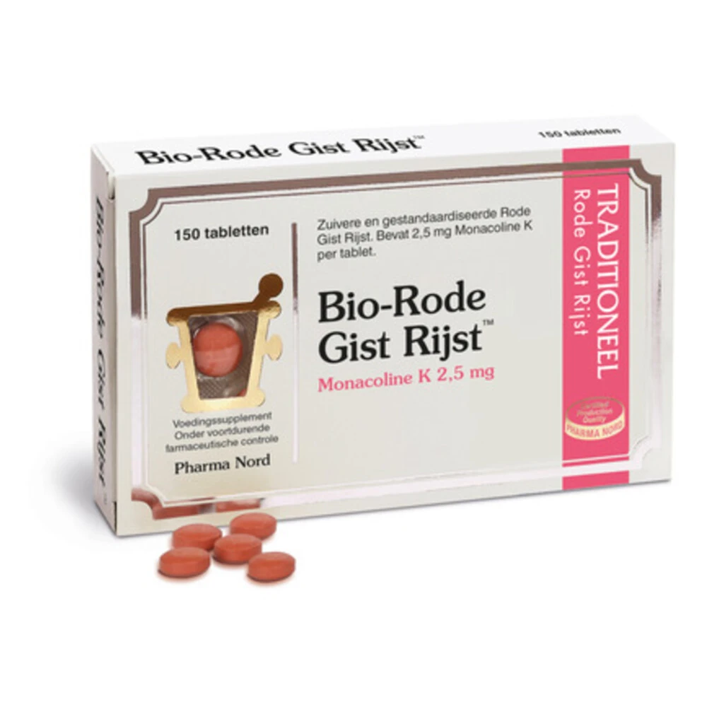 Pharma Nord Bio-Rode Gist Rijst 1 Pharma Nord Bio-Rode Gist Rijst
