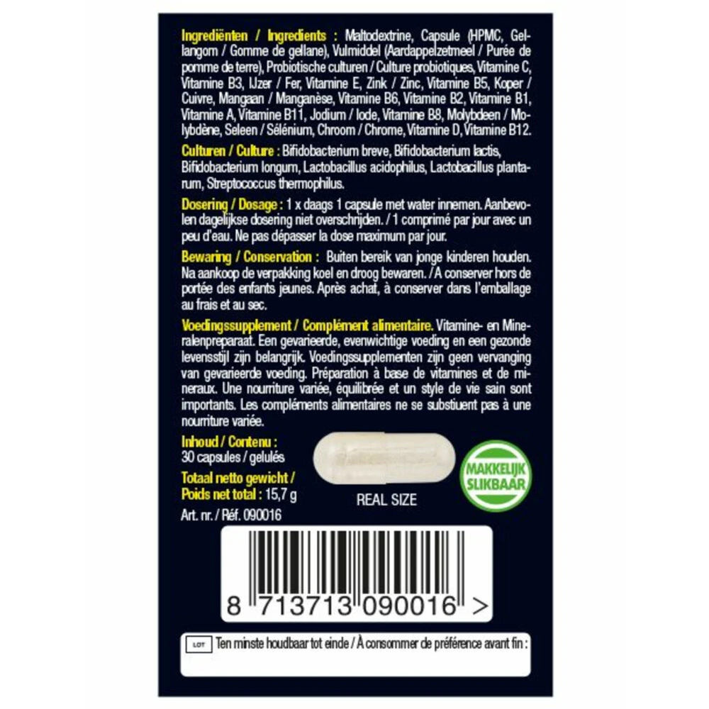 2x Lucovitaal Probiotica Vitamine & Mineralen Complex 3 2x Lucovitaal Probiotica Vitamine & Mineralen Complex - Afbeelding 3
