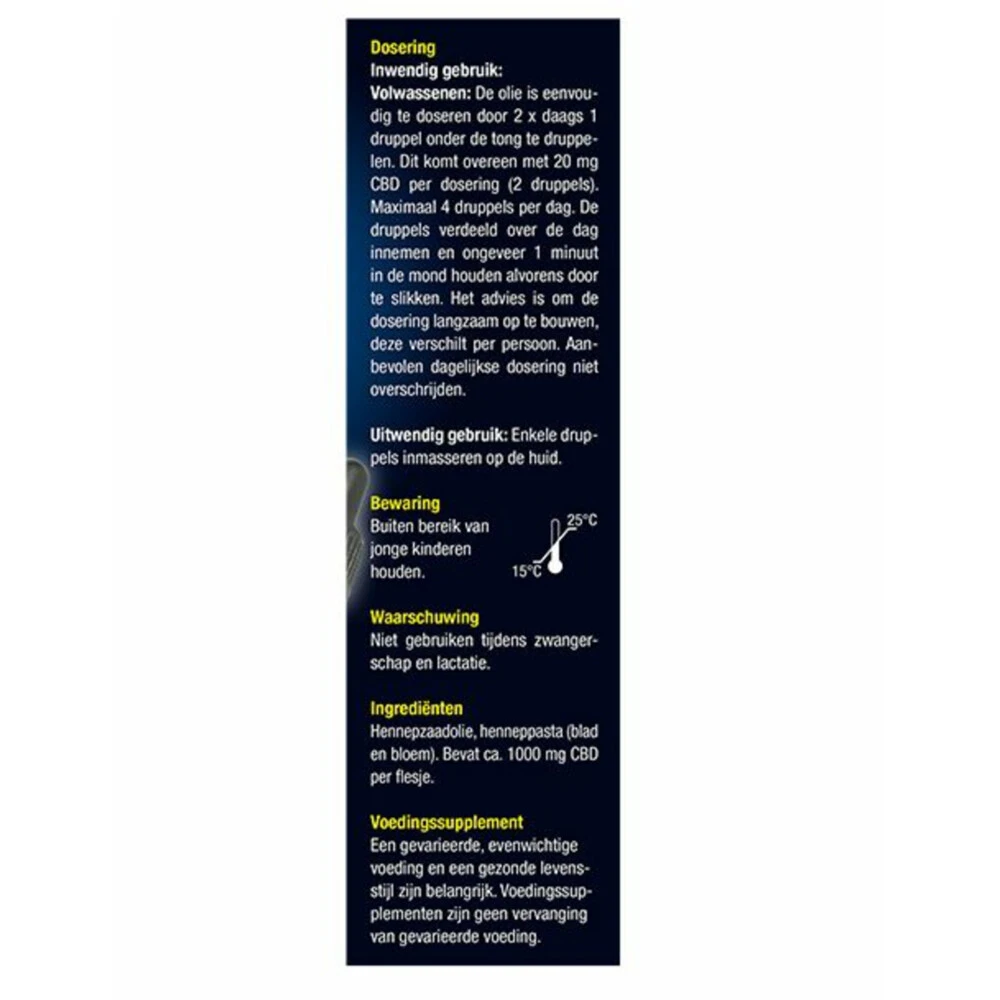 Lucovitaal CBD Cannabidiol Olie 20% 3 Lucovitaal CBD Cannabidiol Olie 20% - Afbeelding 3