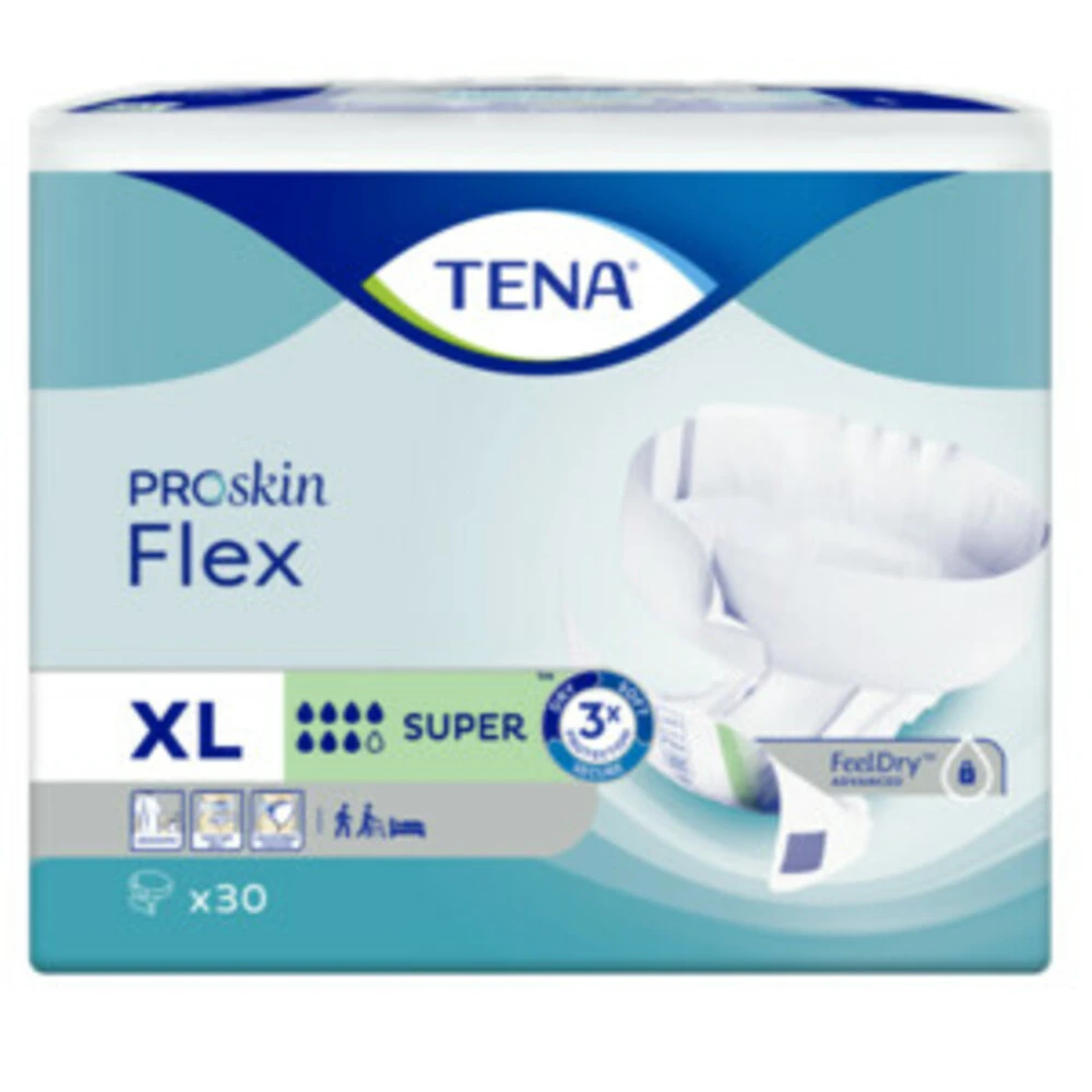 3x TENA Flex Super ProSkin Extra Large 2 3x TENA Flex Super ProSkin Extra Large - Afbeelding 2