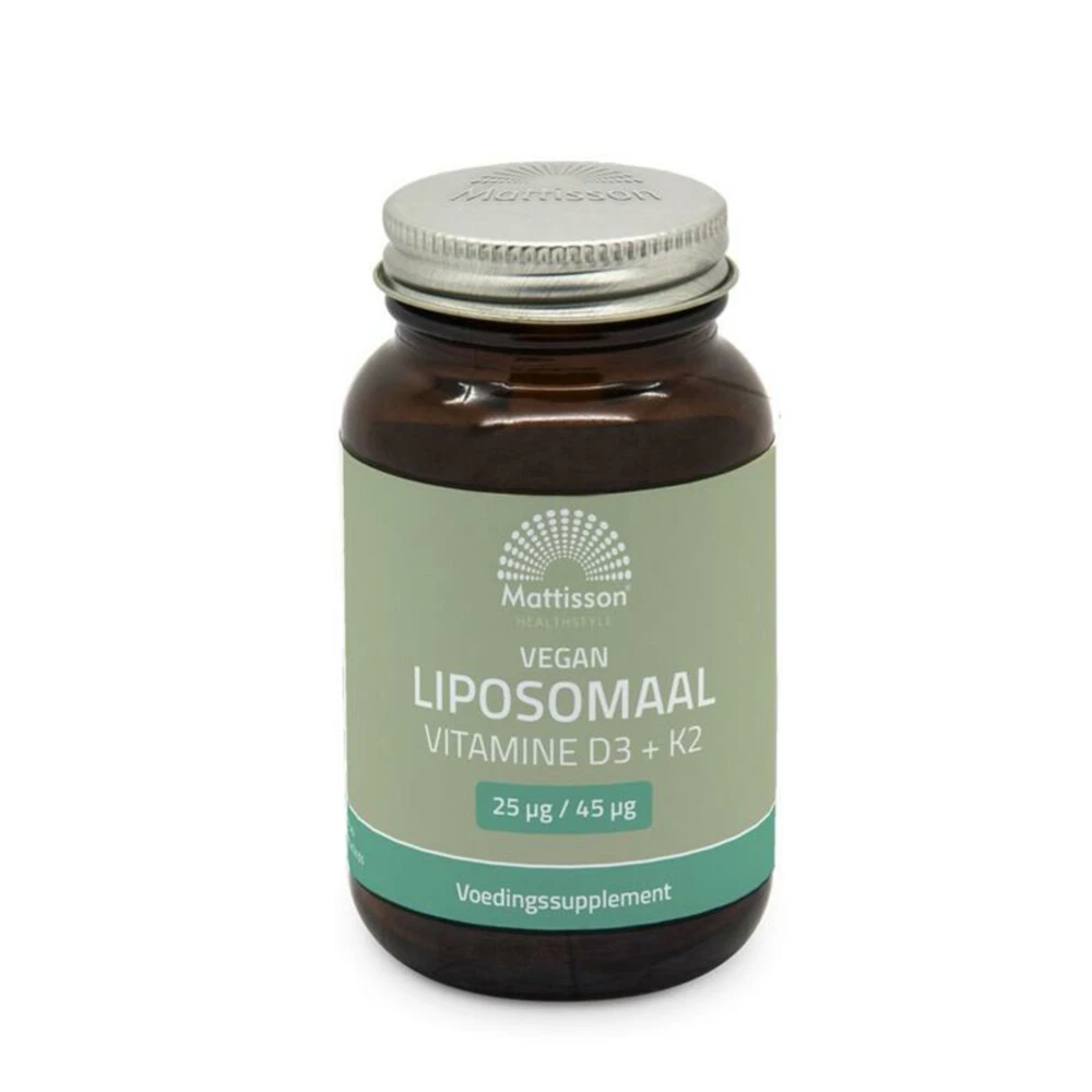 Mattisson Liposomaal Vitamine D3+K2 1 Mattisson Liposomaal Vitamine D3+K2