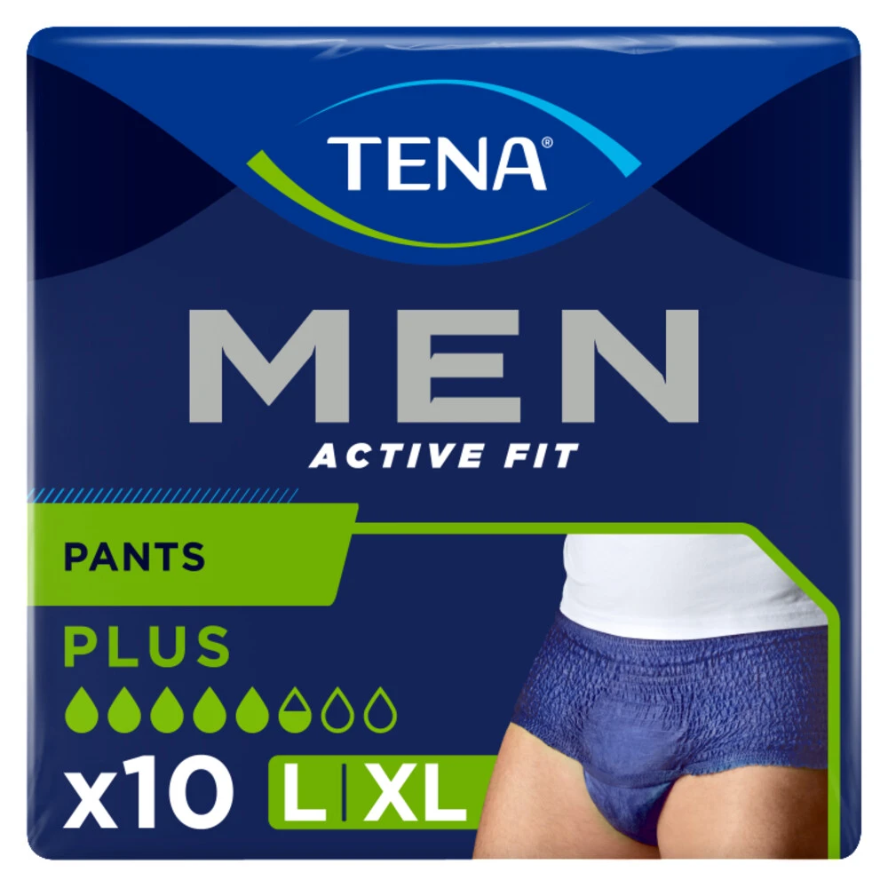 2x TENA Men Active Fit Plus Large - XL 1 2x TENA Men Active Fit Plus Large - XL