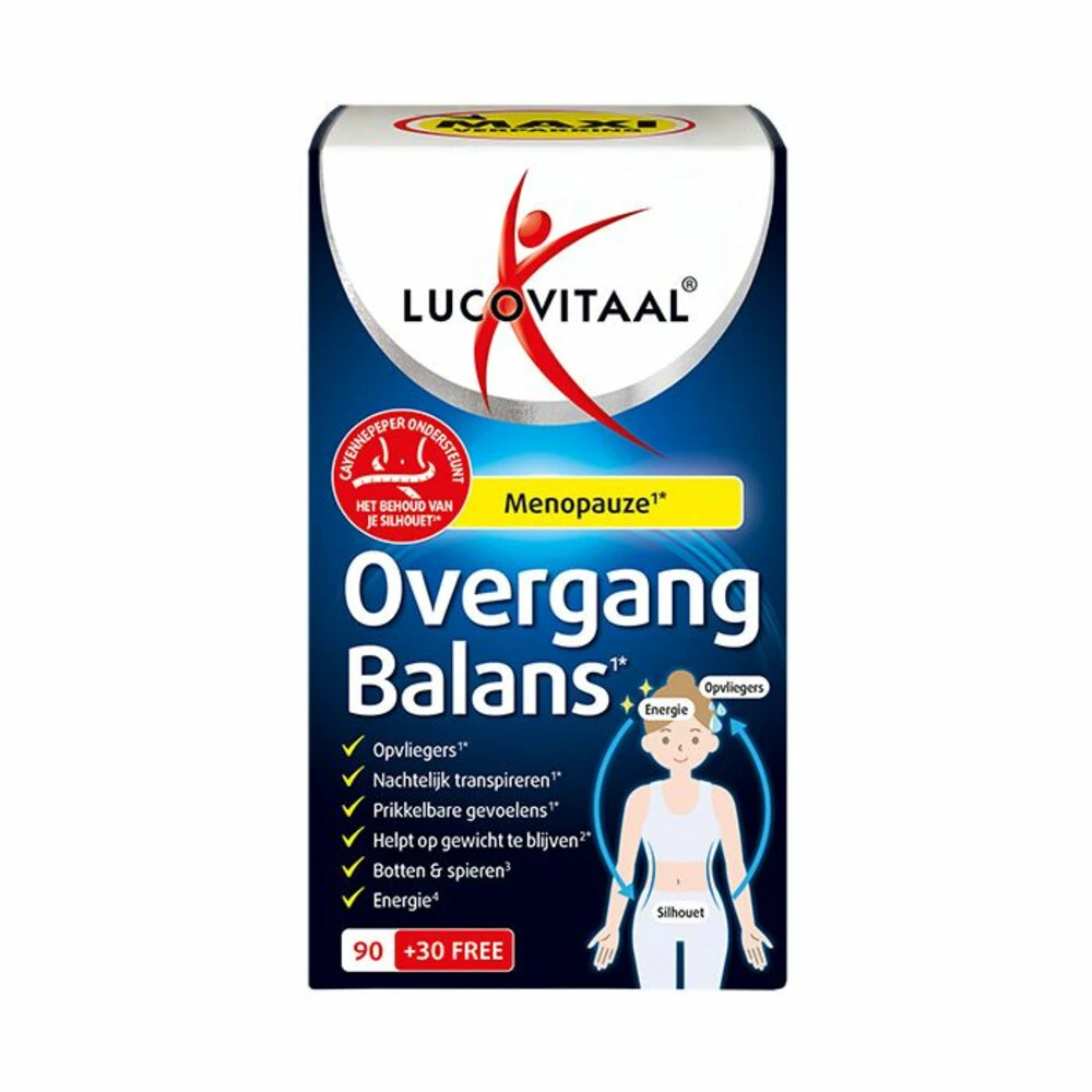 Lucovitaal Overgang Balans Maxi Verpakking 1 Lucovitaal Overgang Balans Maxi Verpakking