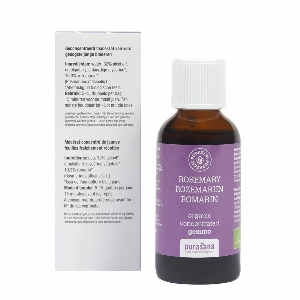 Purasana Puragem Rozemarijn Bio 2 Purasana Puragem Rozemarijn Bio - Afbeelding 2