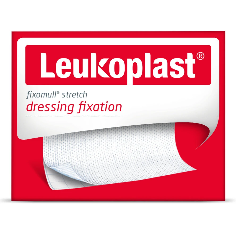 Leukoplast Fixomull Stretch Fixatiepleister 10 Cm X 10 M 1 Leukoplast Fixomull Stretch Fixatiepleister 10 Cm X 10 M