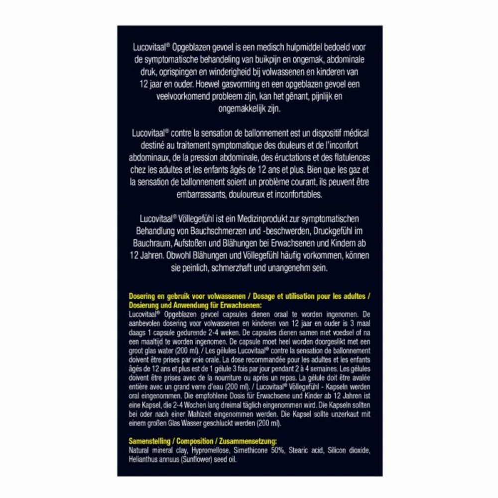 3x Lucovitaal Opgeblazen Gevoel 2 3x Lucovitaal Opgeblazen Gevoel - Afbeelding 2