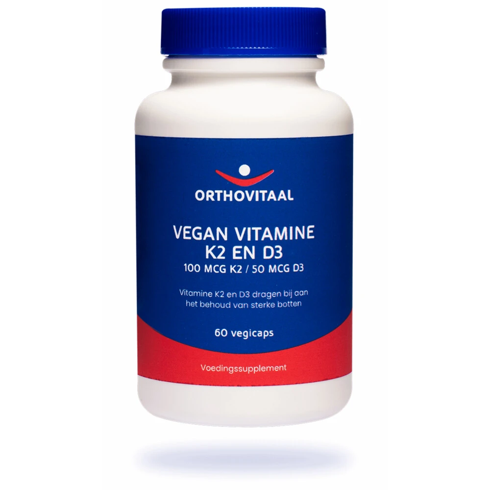 Orthovitaal Vegan Vitamine K2 100mcg & D3 50mcg 1 Orthovitaal Vegan Vitamine K2 100mcg & D3 50mcg