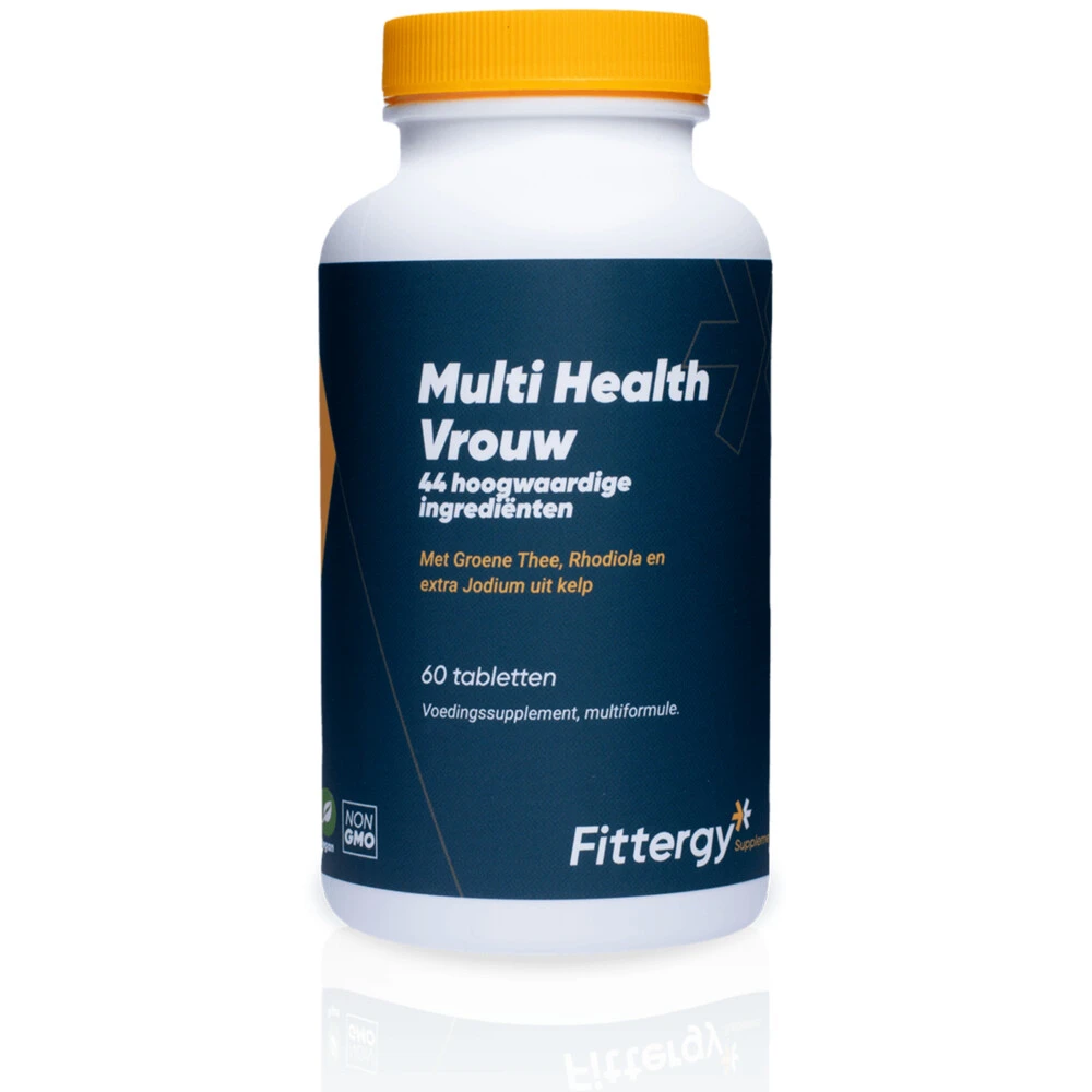 Fittergy Supplements Multi Health Vrouw 1 Fittergy Supplements Multi Health Vrouw