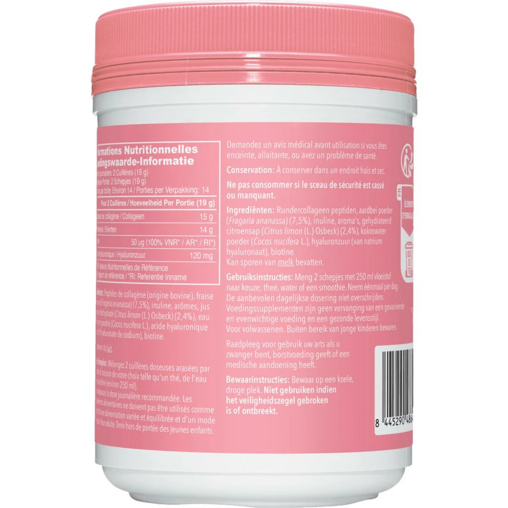Vital Proteins Beauty Collageen Aardbei En Citroen 3 Vital Proteins Beauty Collageen Aardbei En Citroen - Afbeelding 3