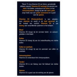 3x Lucovitaal Vitamine D3 D3 75mcg (3000IE) Forte -Metagenics Winkel 1067598 4
