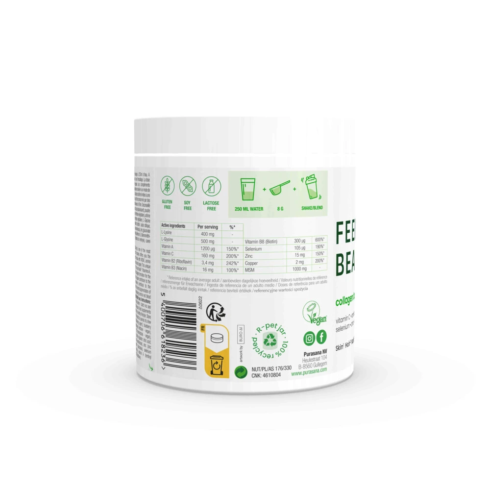 Purasana Vegan Collageen Booster 3 Purasana Vegan Collageen Booster - Afbeelding 3