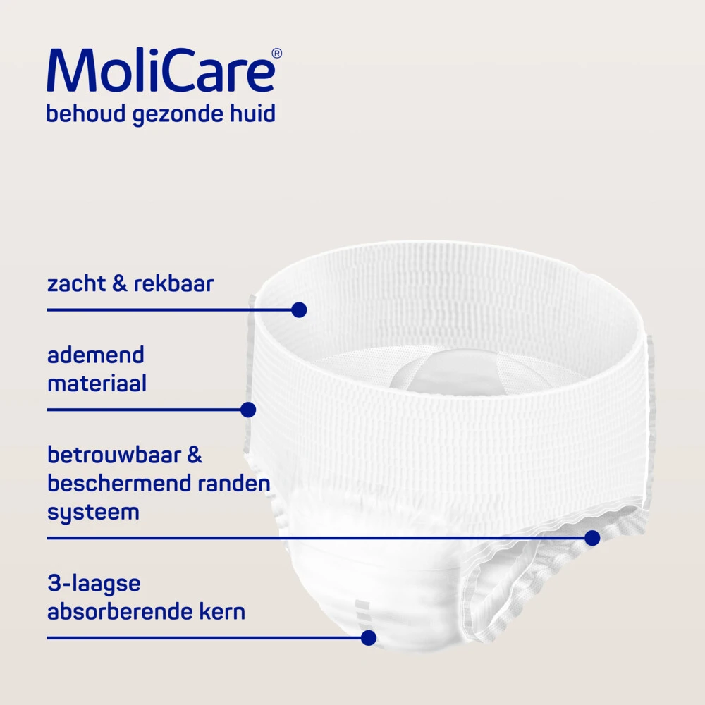 4x Molicare Premium Mobile 8 Druppels Large 2015 Ml Absorptie 2 4x Molicare Premium Mobile 8 Druppels Large 2015 Ml Absorptie - Afbeelding 2
