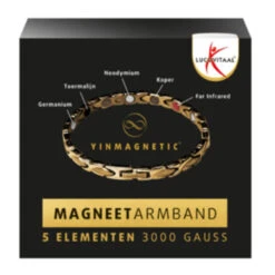 Lucovitaal Yinmagnetic Magneet Armband Goud