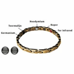 Lucovitaal Yinmagnetic Magneet Armband Goud -Metagenics Winkel 1073906 4