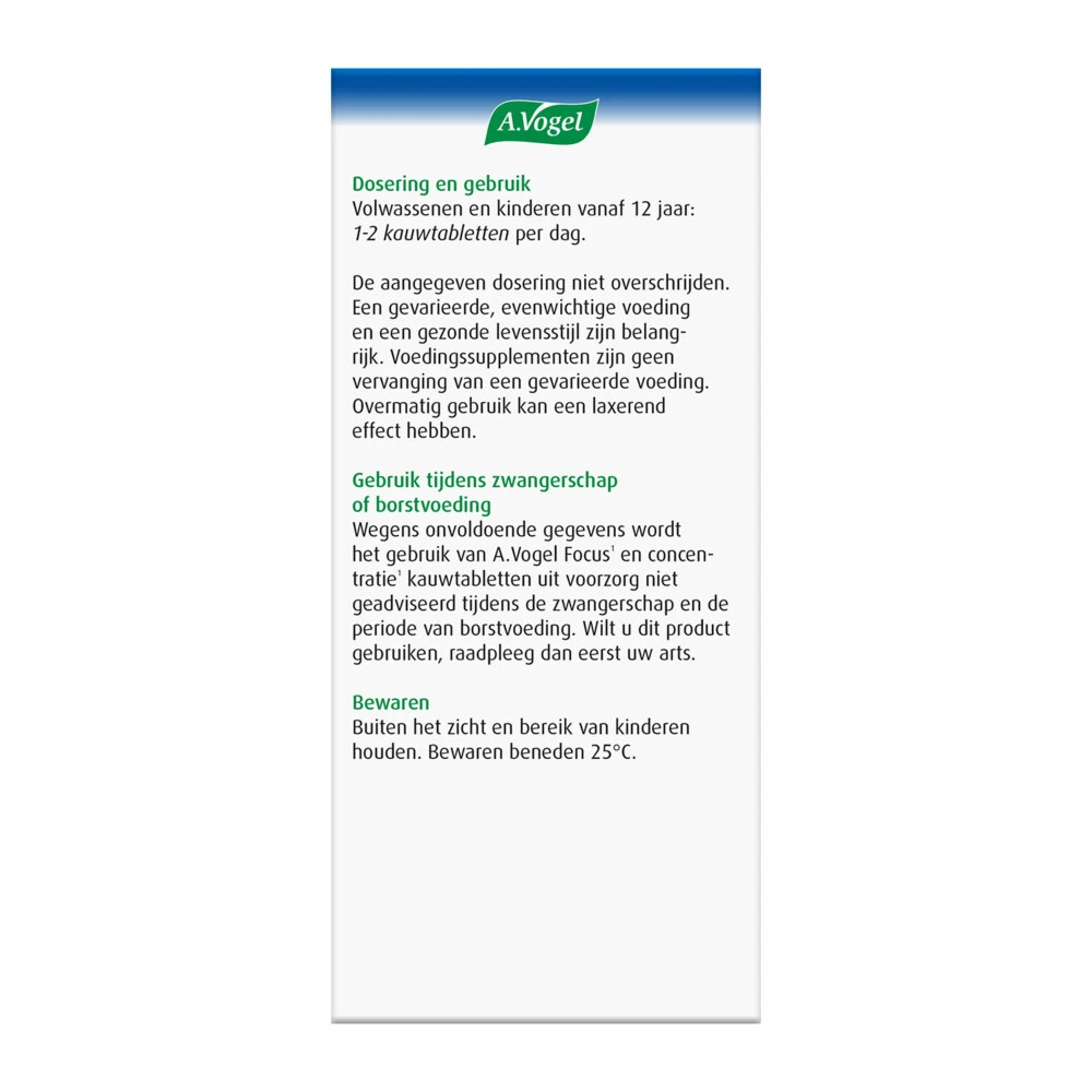 A.Vogel Focus En Concentratie 3 A.Vogel Focus En Concentratie - Afbeelding 3