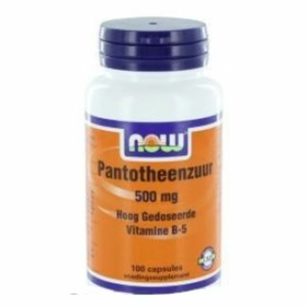 NOW Pantothenic Acid 500mg 1 NOW Pantothenic Acid 500mg