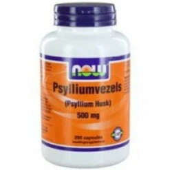 NOW Psylliumvezels 500 Mg