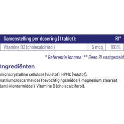Vitakruid Vitamine D3 - 5 Mcg 8 Vitakruid Vitamine D3 - 5 Mcg -Metagenics Winkel 727782 4