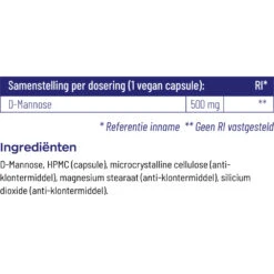 Vitakruid D-Mannose 500 -Metagenics Winkel 739405 4
