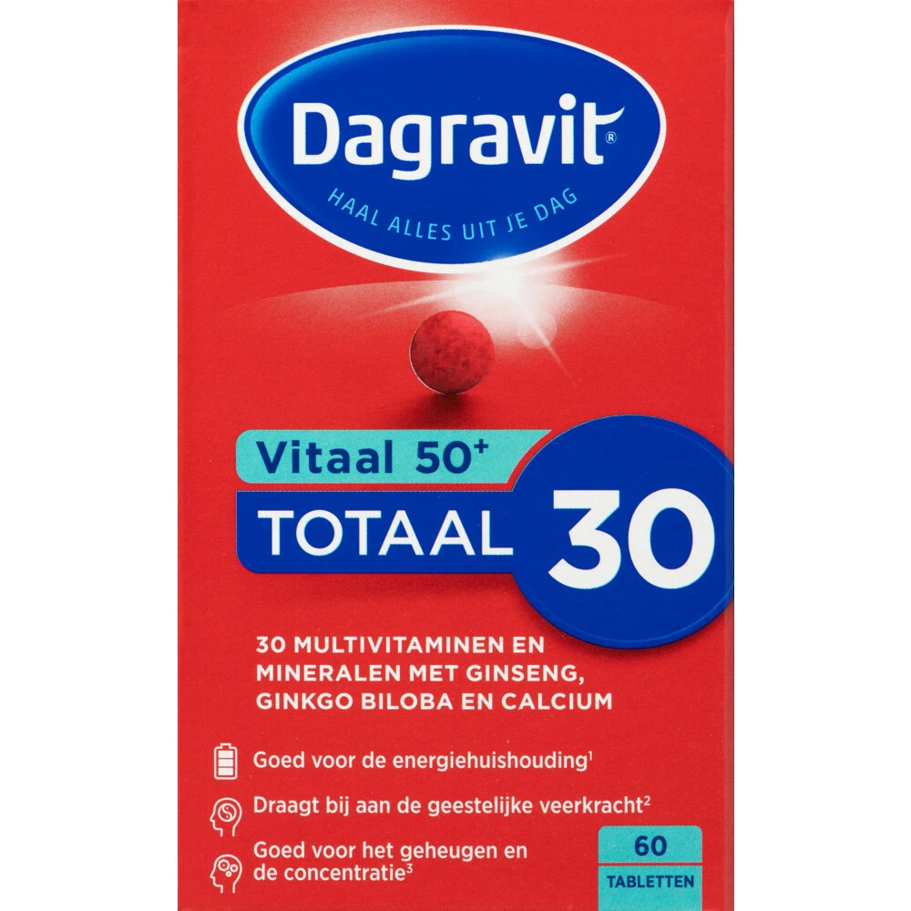 Dagravit Totaal 30 Vitaal 50+ 1 Dagravit Totaal 30 Vitaal 50+
