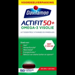 Davitamon Actifit 50+ Omega-3 Visolie